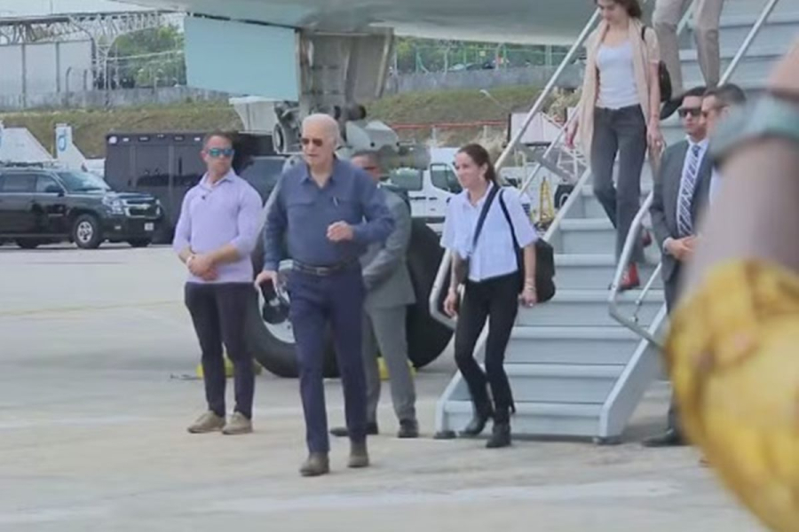 Biden chega a Manaus e faz sobrevoo na Floresta Amazônica