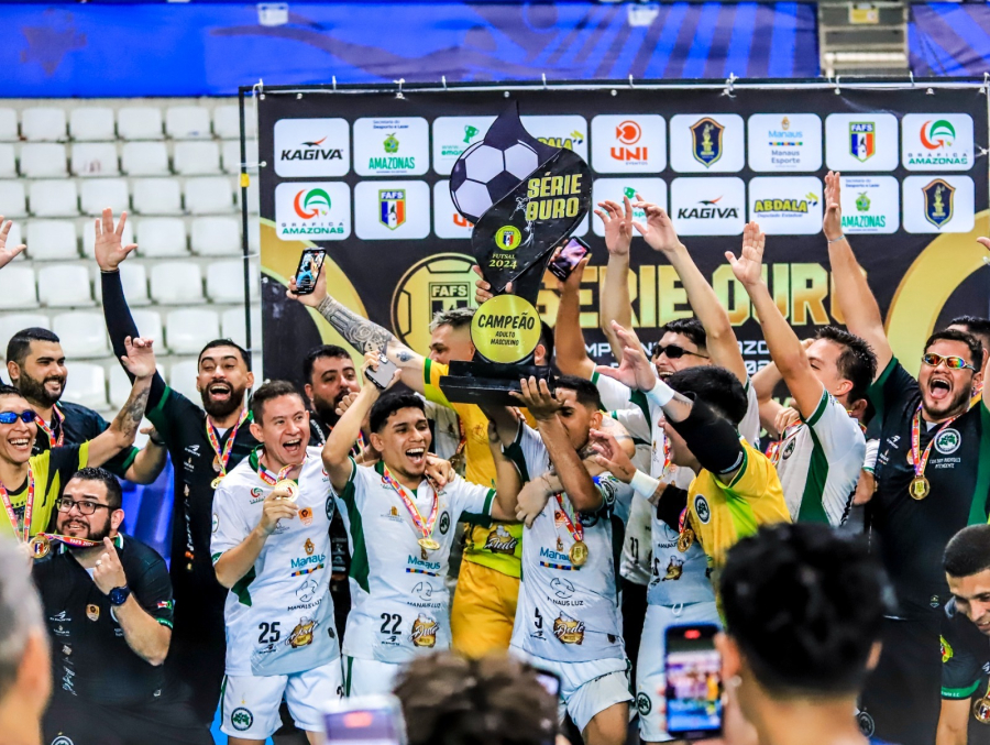 Estrela do Norte/Manaus Futsal vence Unidos do Alvorada e conquista a Série Ouro 2024