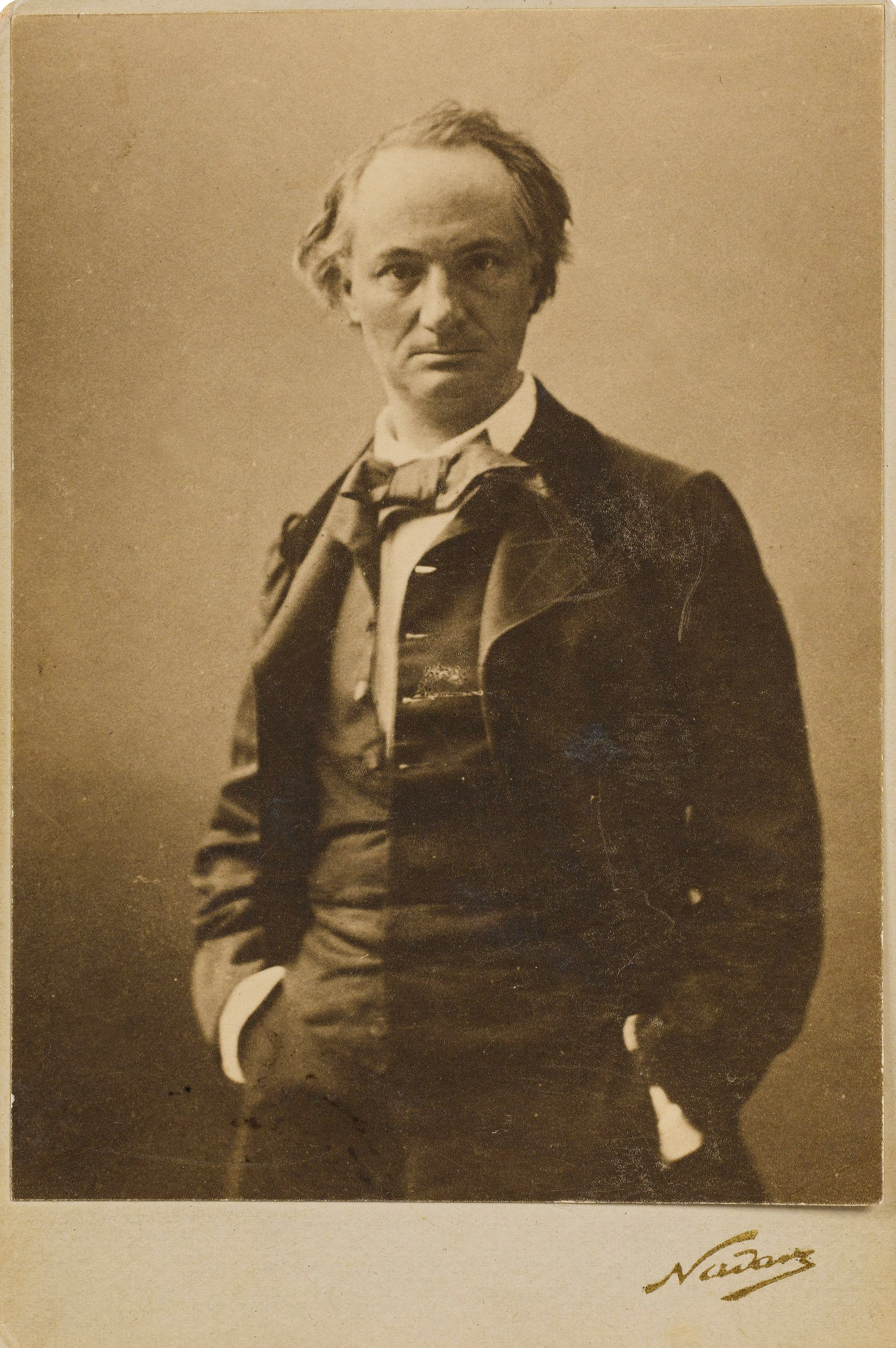 Imagem de referência de Charles Baudelaire, descrito nos dados abertos como poeta francês