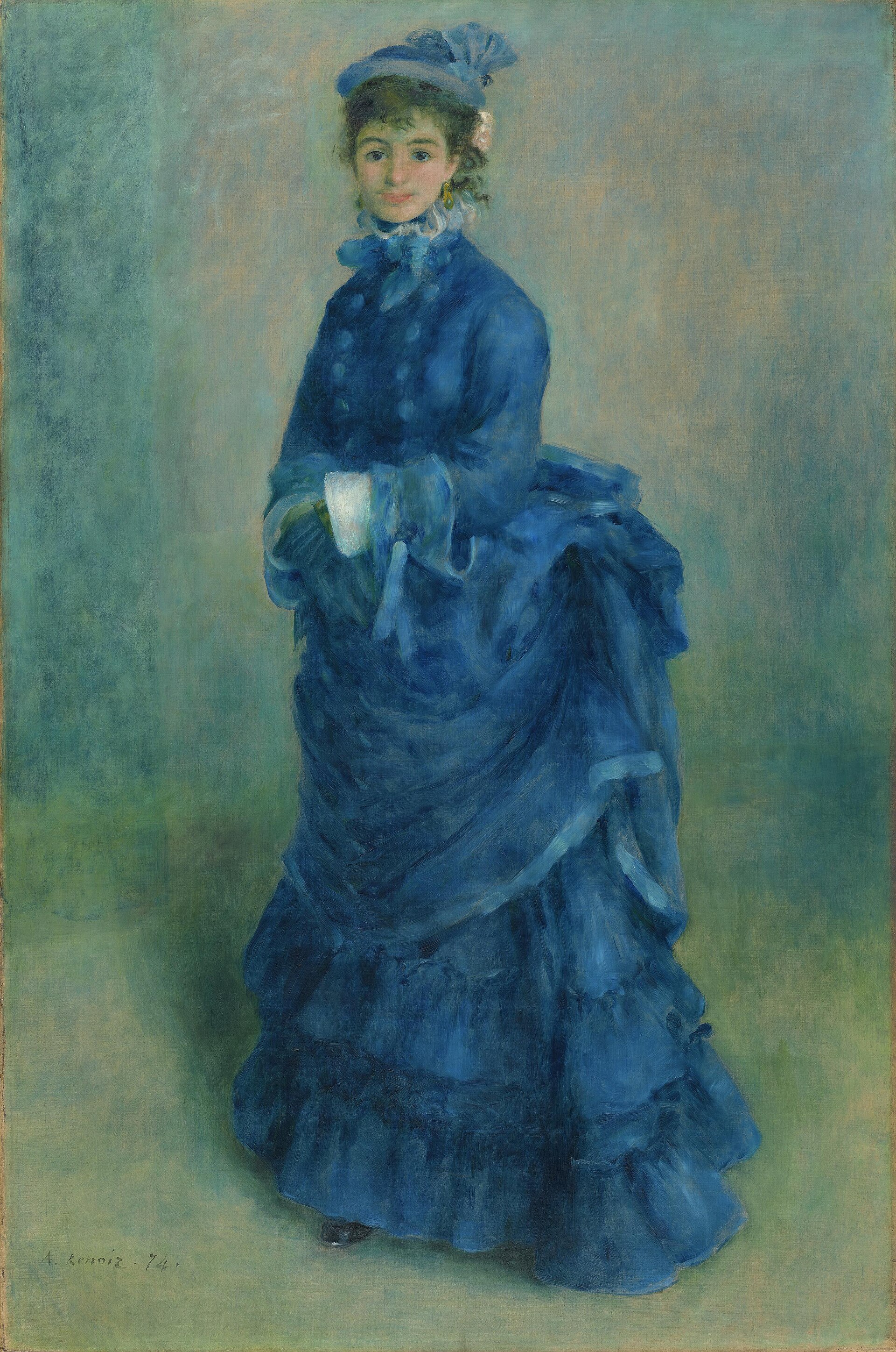 Imagem de referência de A Parisiense, descrito nos dados abertos como pintura de Pierre-Auguste Renoir