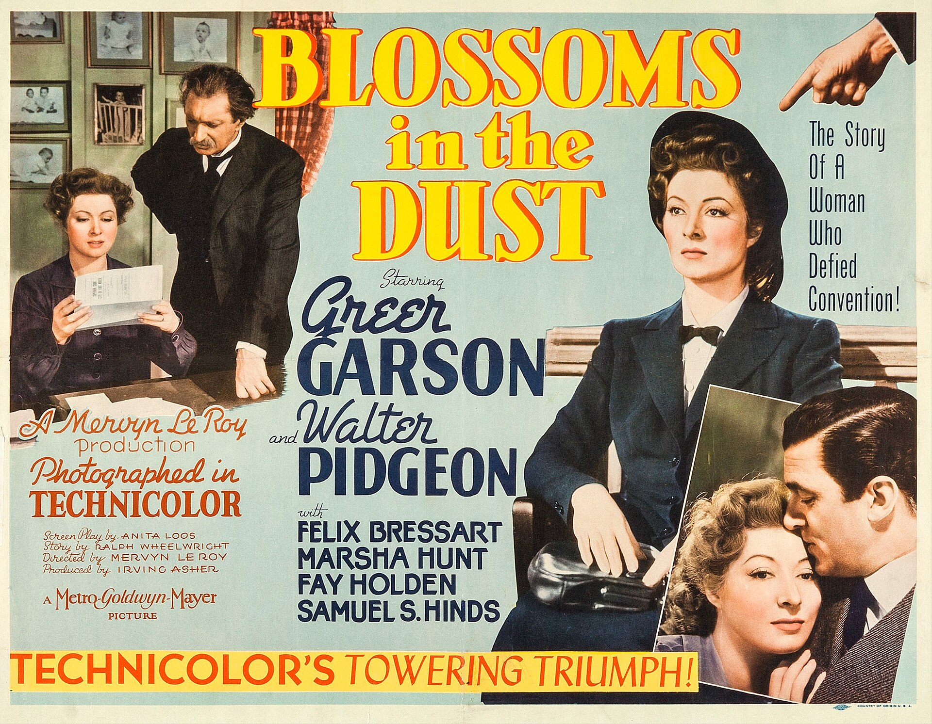 Imagem de referência relacionada a Flores do Pó, item descrito como filme de 1941 dirigido por Mervyn LeRoy
