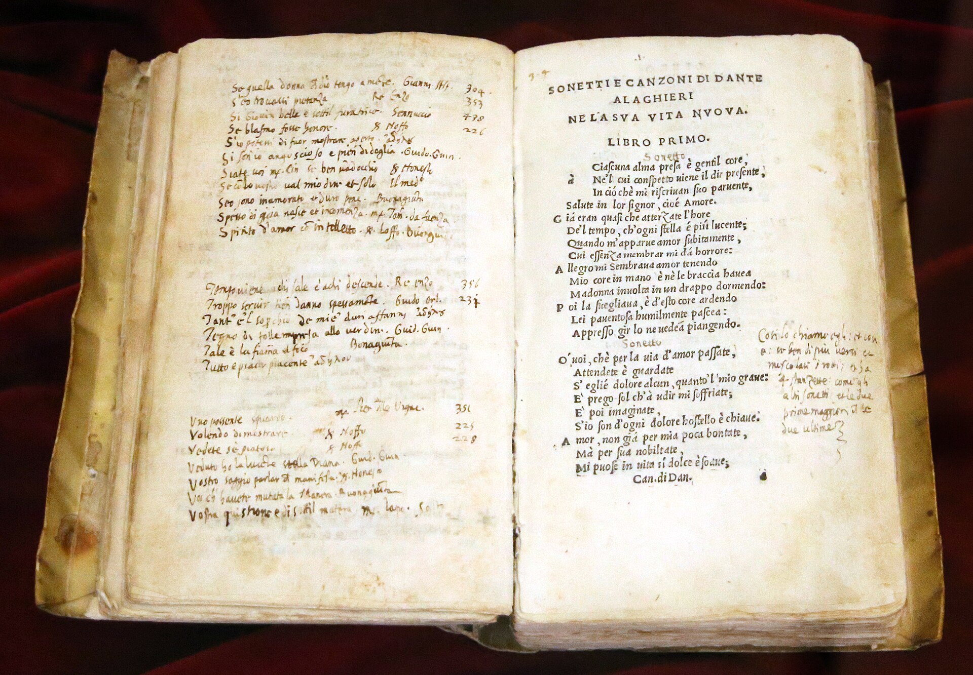 Imagem de referência de Le Rime, descrito nos dados abertos como poemas de Dante Alighieri