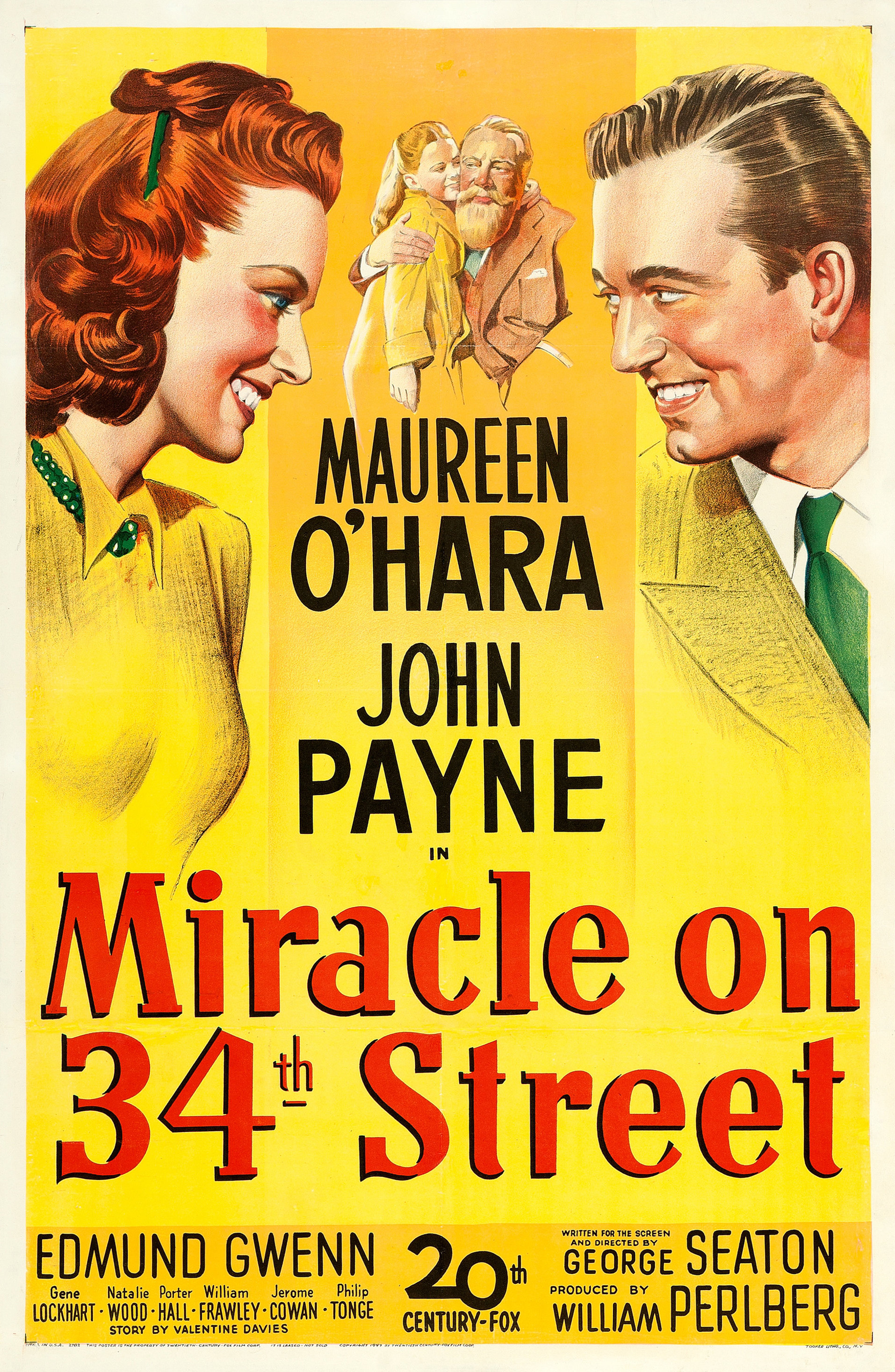 Imagem de referência relacionada a Miracle on 34th Street, item descrito como filme de 1947 dirigido por George Seaton