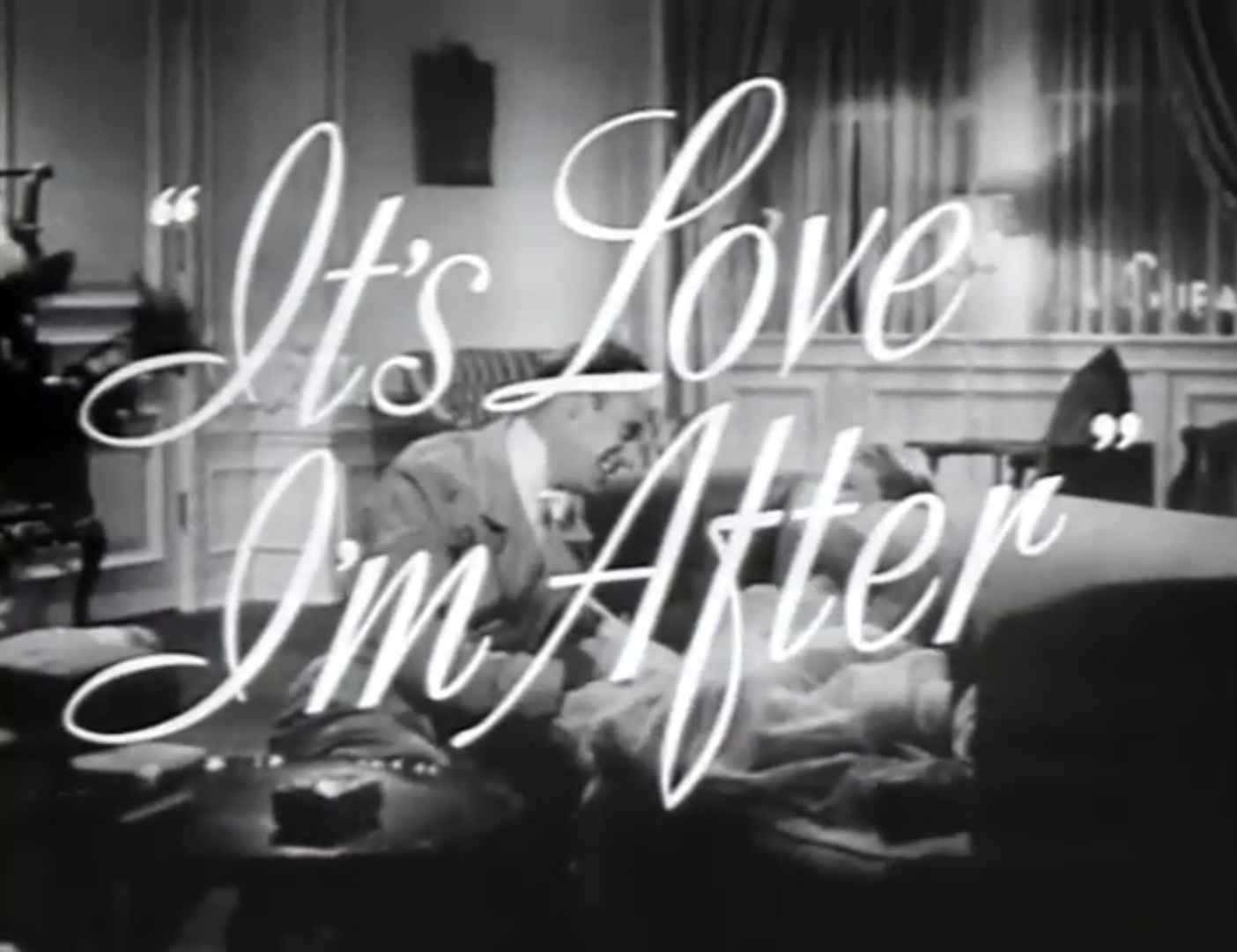 Imagem de referência relacionada a It's Love I'm After, item descrito como filme de 1937 dirigido por Archie Mayo