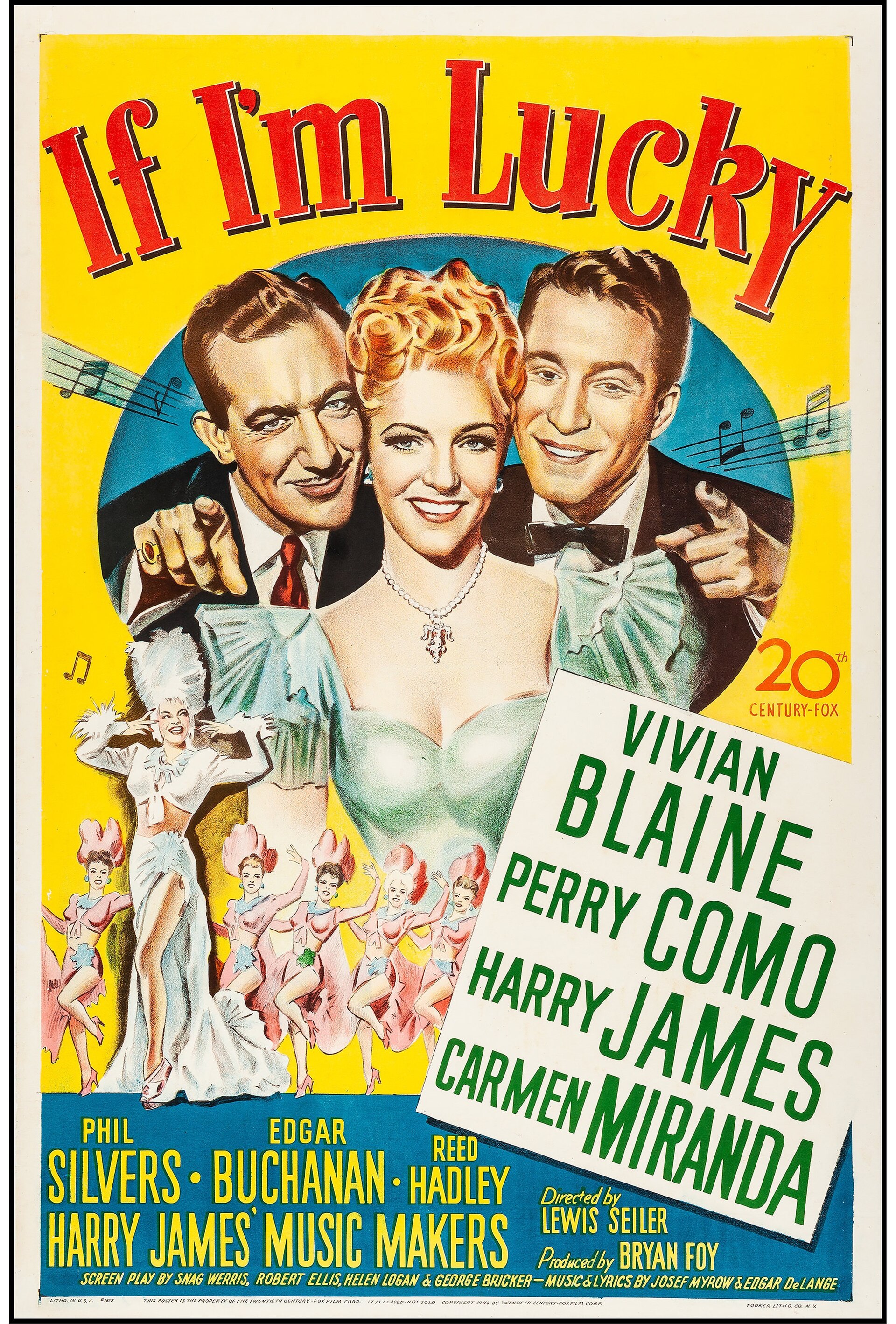 Imagem de referência relacionada a If I'm Lucky, item descrito como filme de 1946 dirigido por Lewis Seiler