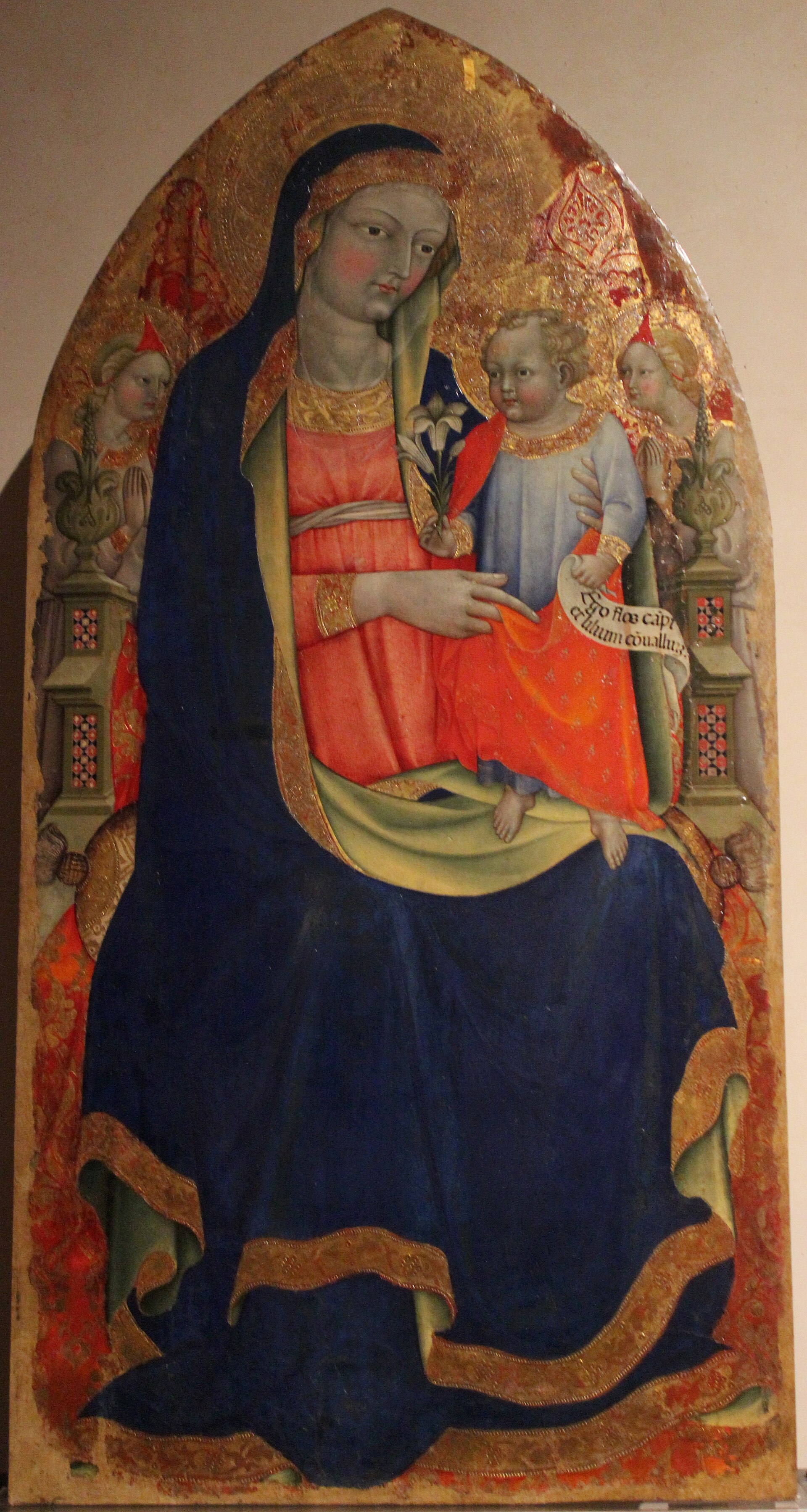 Imagem de referência de Virgem com o Menino (Pisa), descrito nos dados abertos como pintura de Álvaro Pires d'Évora