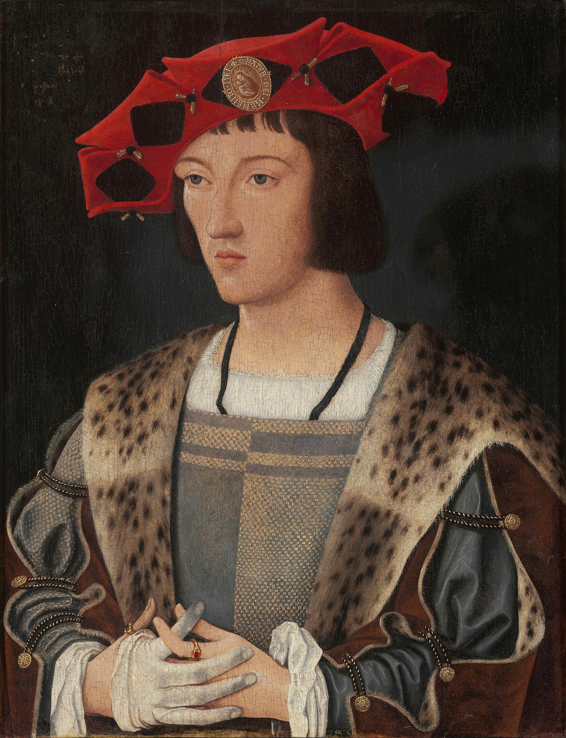 Imagem de referência de Retrato de um homem, descrito nos dados abertos como pintura de Jan Mostaert