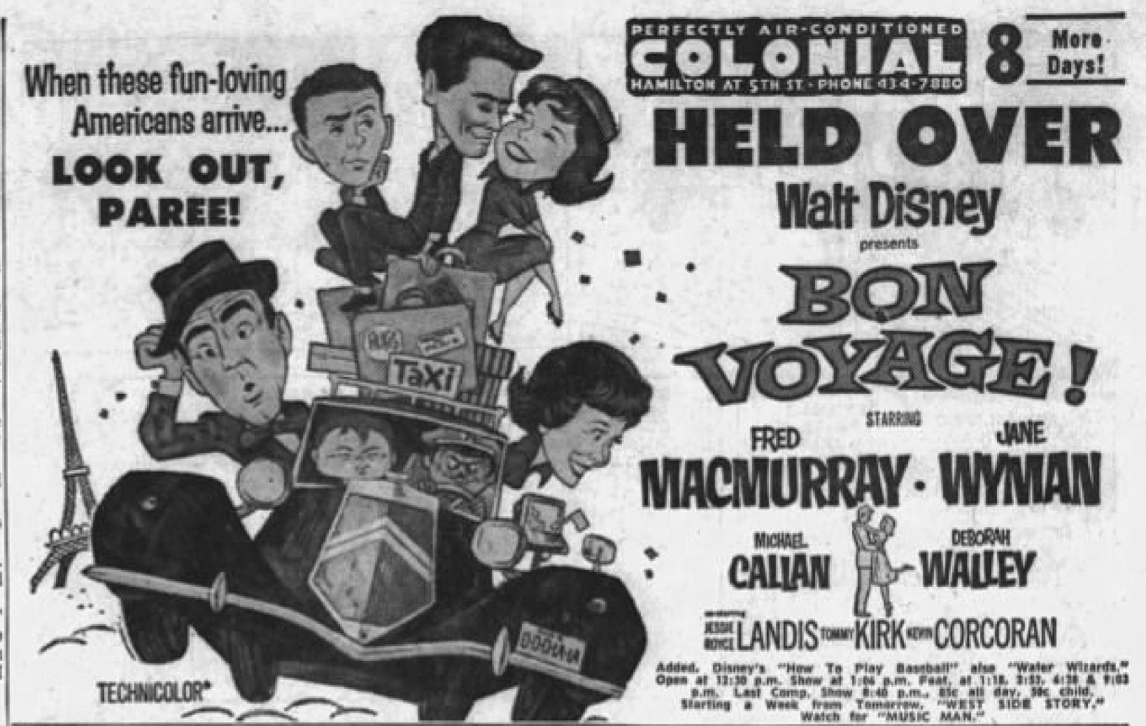 Imagem de referência de Bon Voyage!, descrito nos dados abertos como filme de 1962 dirigido por James Neilson