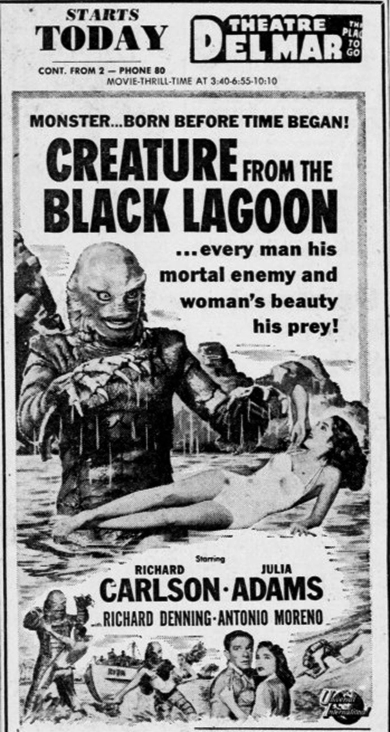 Imagem de referência relacionada a Creature from the Black Lagoon, item descrito como registro de referência sobre Creature from the Black Lagoon, organizado a partir de dados estruturados abertos