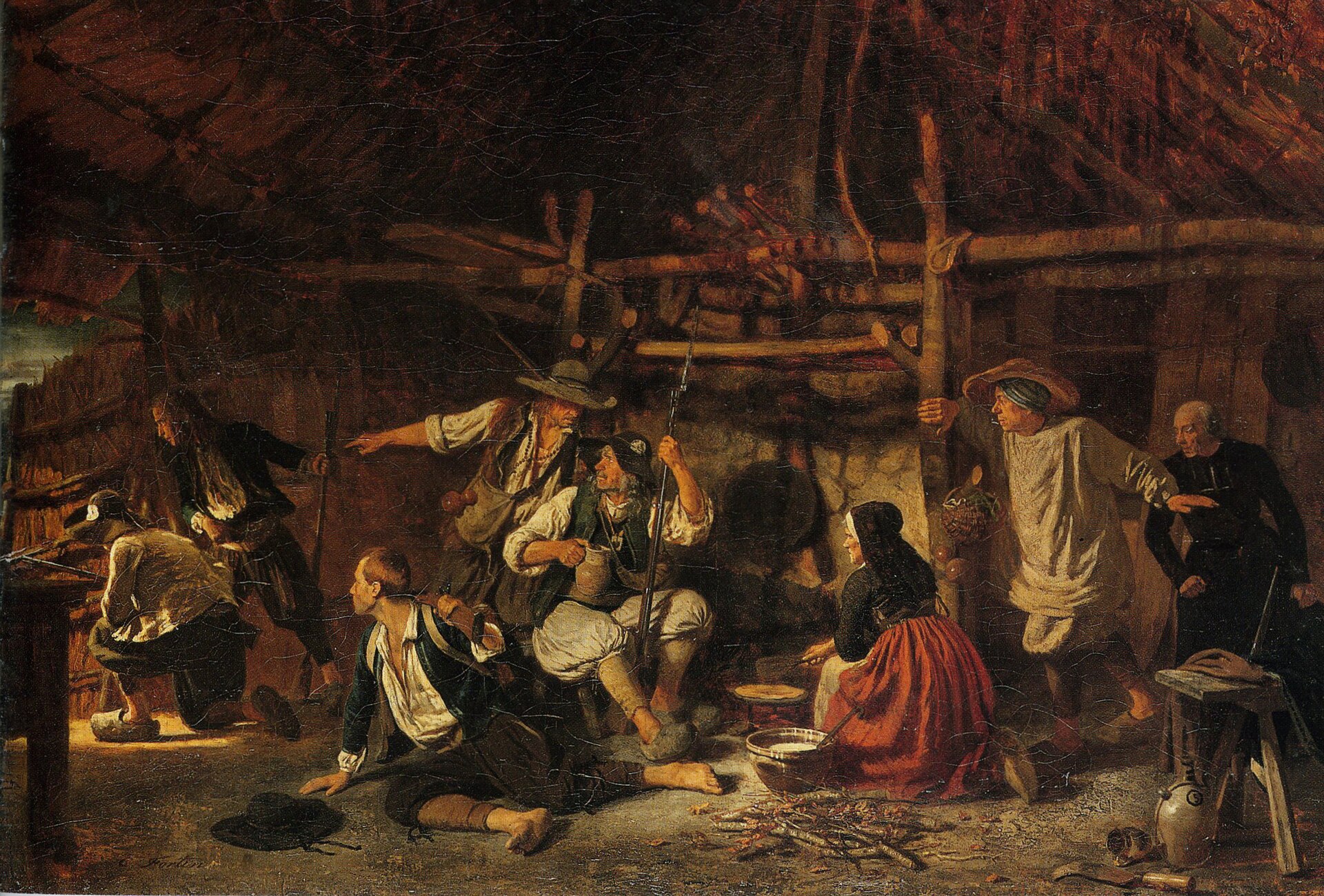 Imagem de referência relacionada a Charles Fortin, item descrito como pintor francês