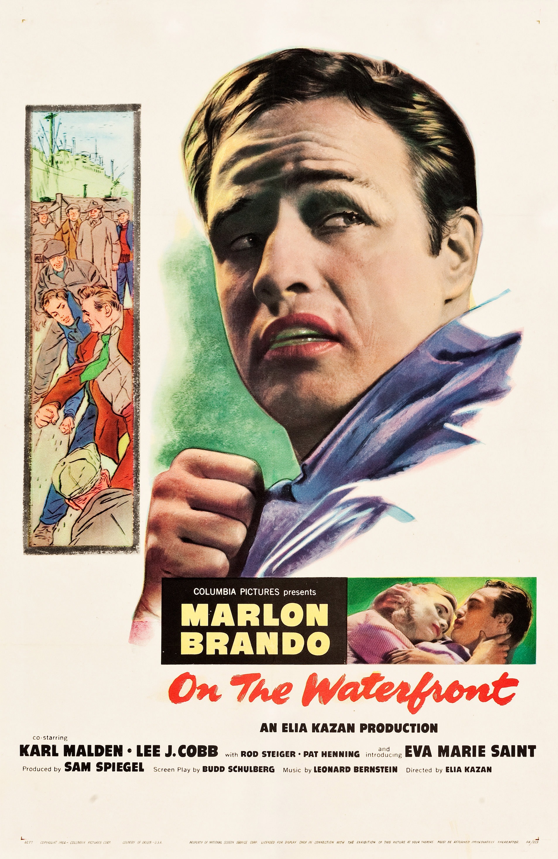 Imagem de referência relacionada a Há Lodo no Cais, item descrito como filme de 1954 realizado por Elia Kazan