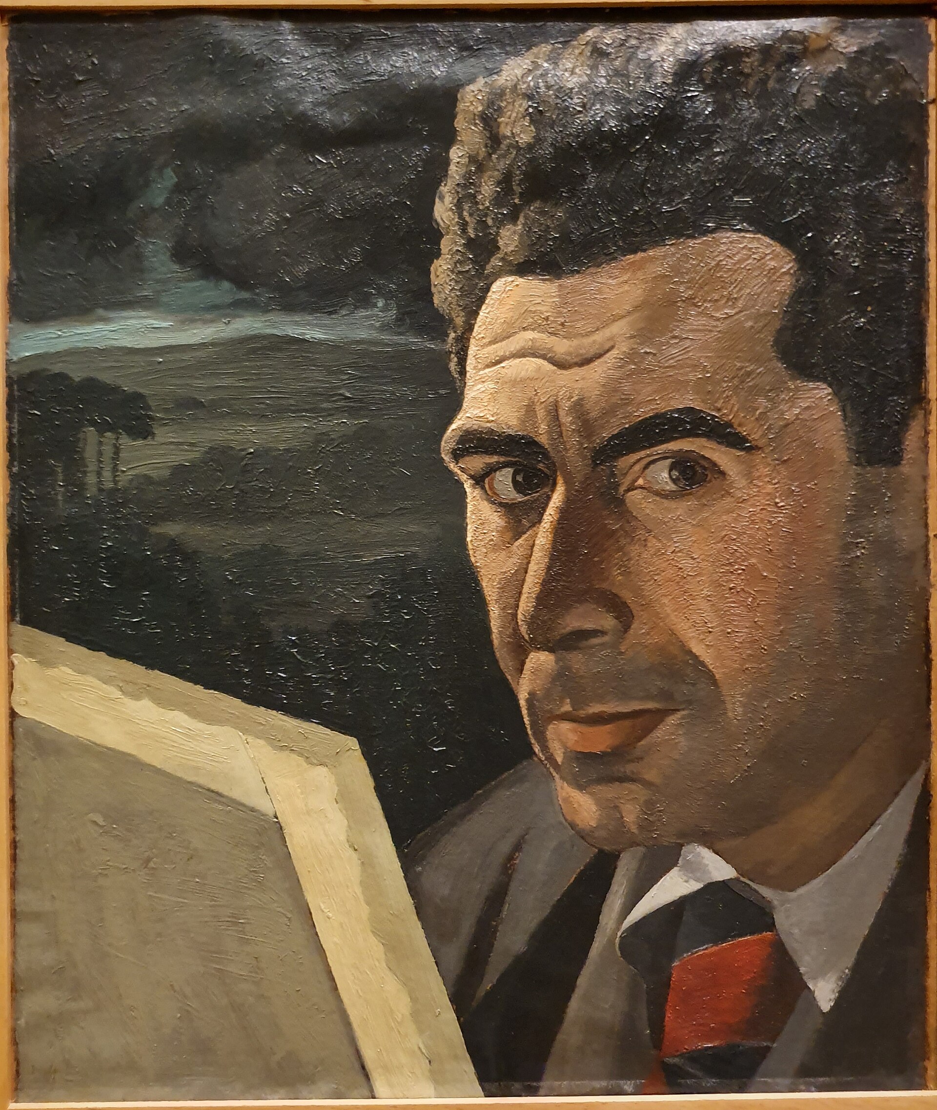 Imagem de referência de Auto-retrato, descrito nos dados abertos como pintura de José Dominguez Alvarez