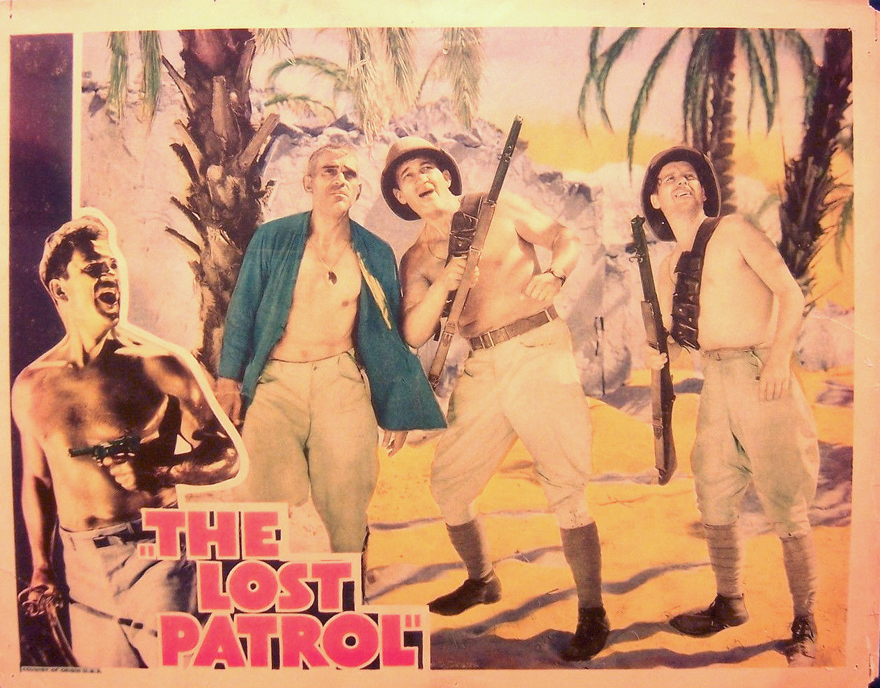 Imagem de referência relacionada a A Patrulha Perdida, item descrito como filme de 1934 dirigido por John Ford