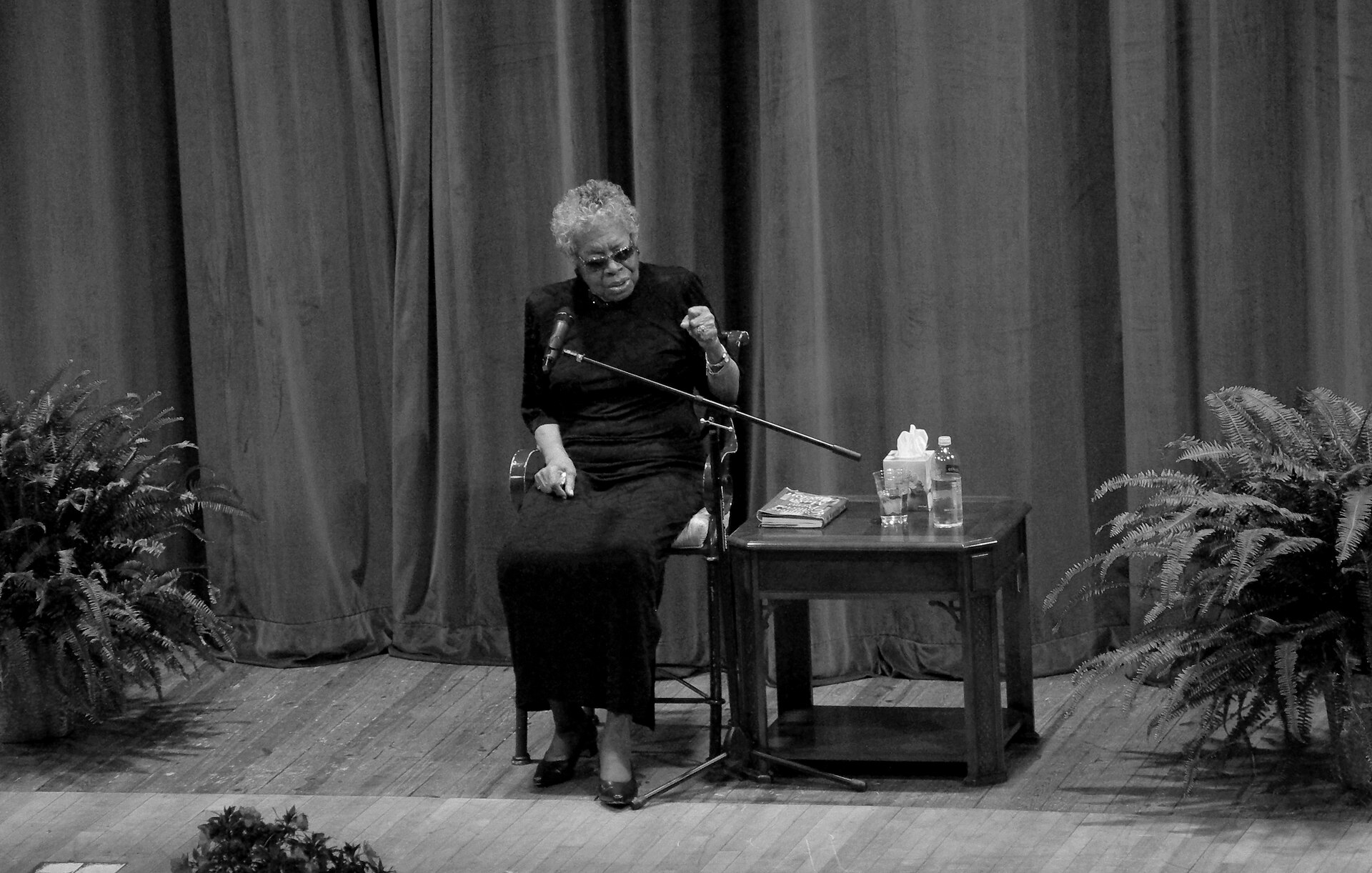 Imagem de referência relacionada a Maya Angelou, item descrito como escritora norte-americana (1928-2014)