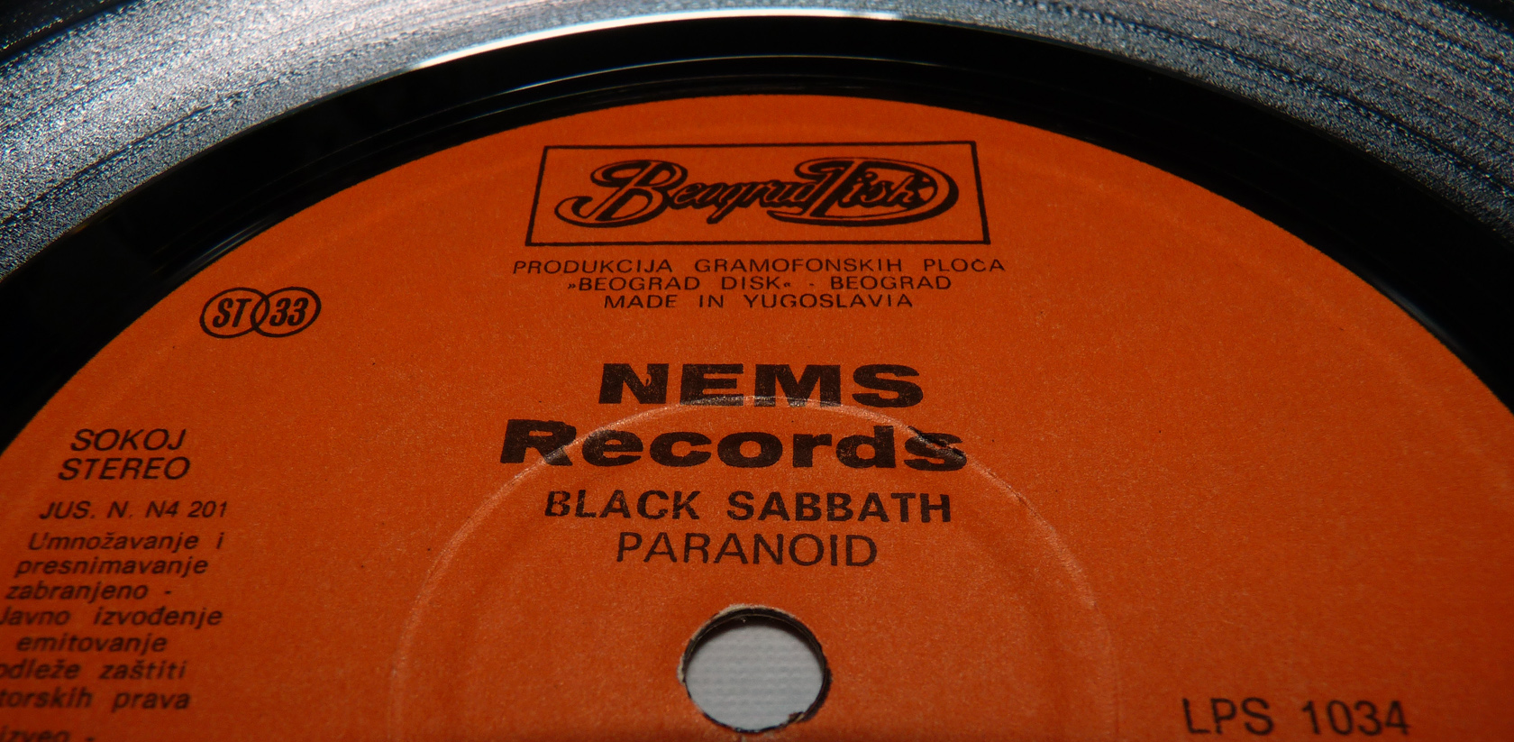 Imagem de referência de Paranoid, descrito nos dados abertos como álbum de Black Sabbath