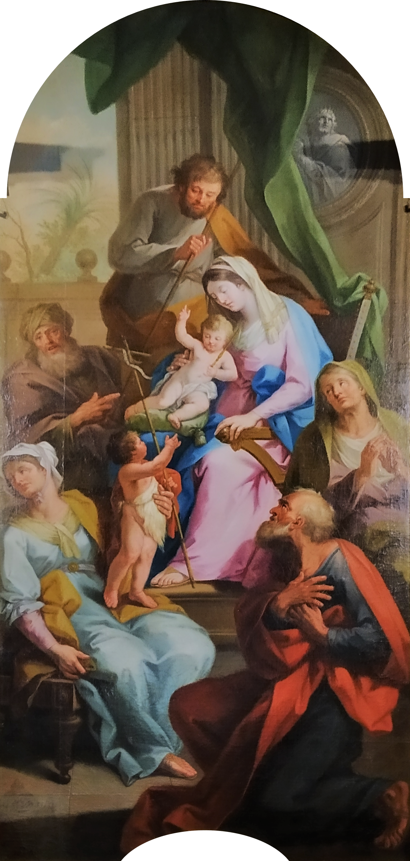 Imagem de referência de Encontro das Famílias Santas, descrito nos dados abertos como pintura de Pedro Alexandrino de Carvalho