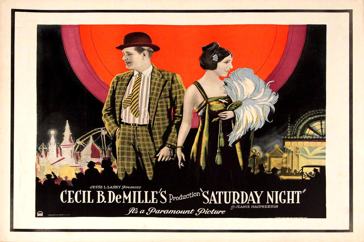 Imagem de referência de Saturday Night, descrito nos dados abertos como filme de 1922 dirigido por Cecil B. DeMille