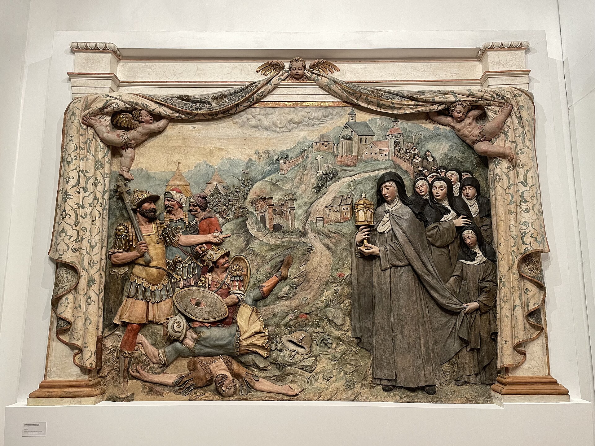 Imagem de referência relacionada a Milagre eucarístico de Santa Clara, item descrito como obra de arte no Museu Nacional de Arte Antiga