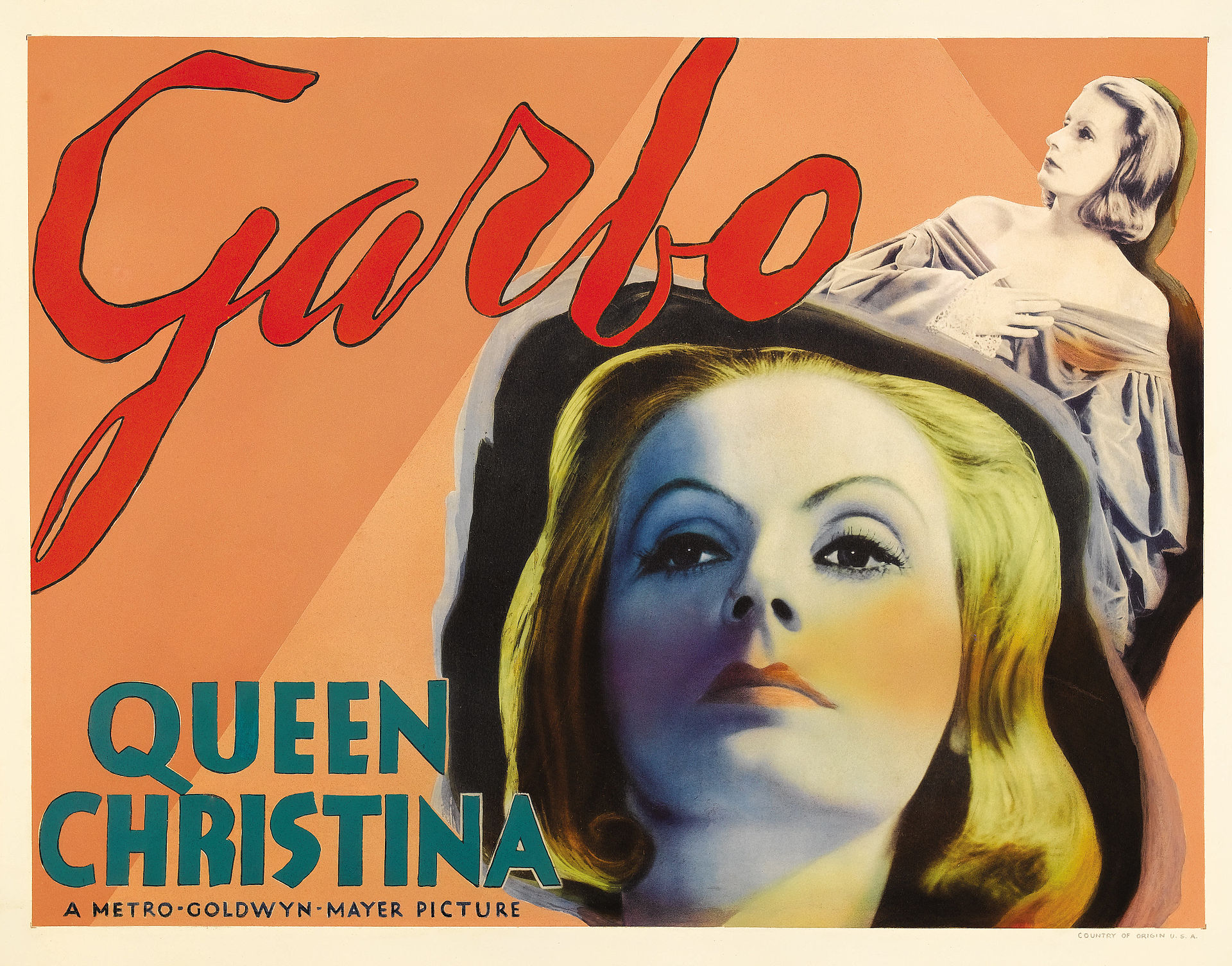 Imagem de referência de Queen Christina, descrito nos dados abertos como filme de 1933 dirigido por Rouben Mamoulian