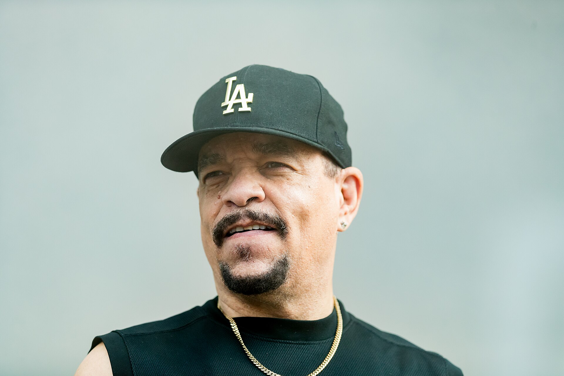 Imagem de referência relacionada a Ice-T, item descrito como rapper e ator americano