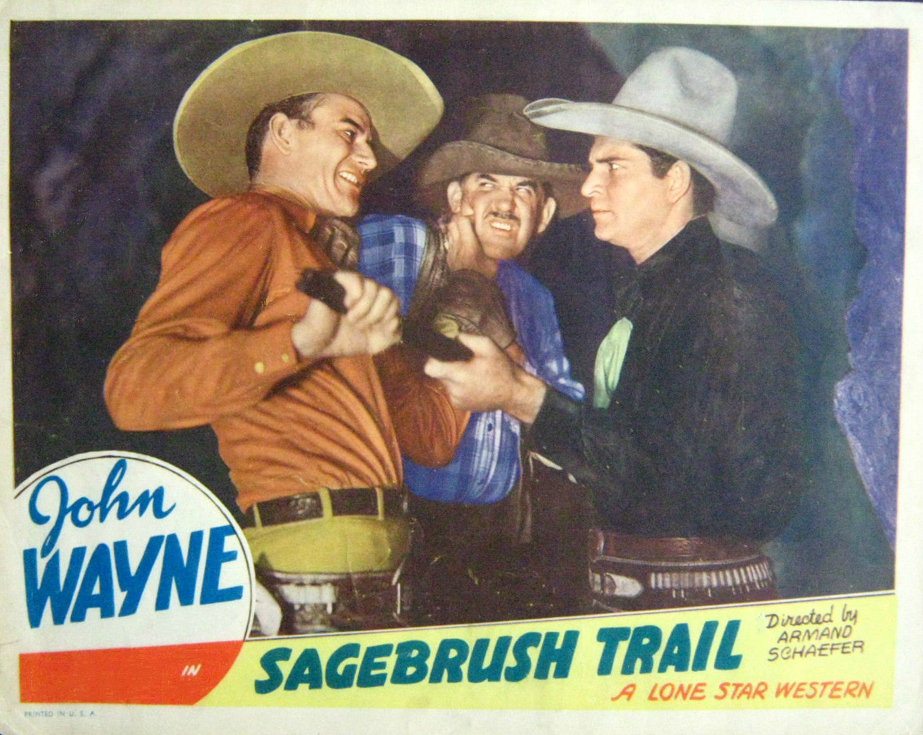 Imagem de referência relacionada a Sagebrush Trail, item descrito como filme de 1933 dirigido por Armand Schaefer