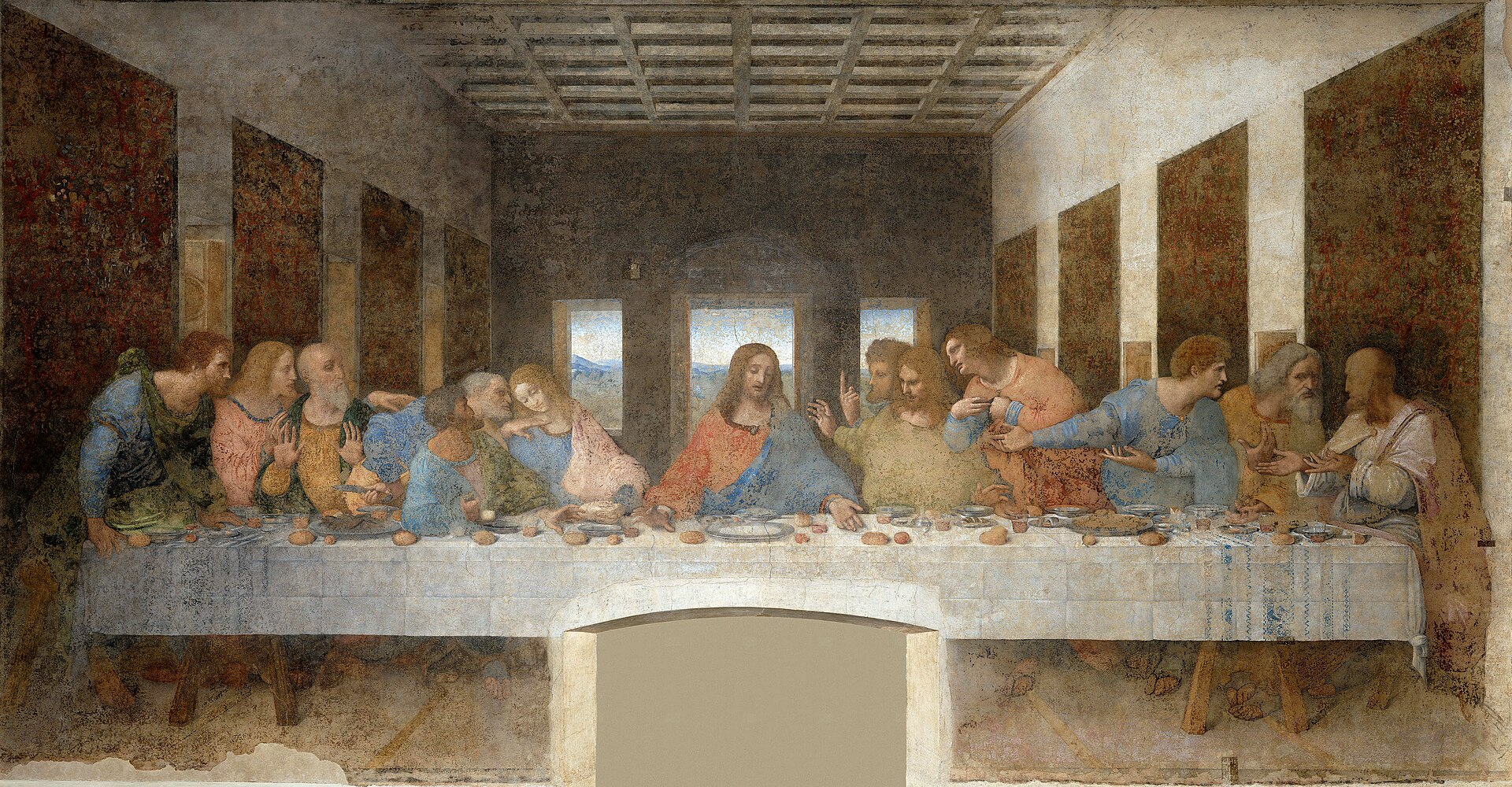 Imagem de referência de A Última Ceia, descrito nos dados abertos como pintura de Adriaen Key