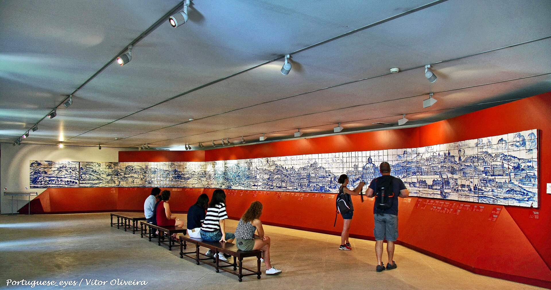 Imagem de referência relacionada a Grande Panorama de Lisboa, item descrito como painel de azulejos