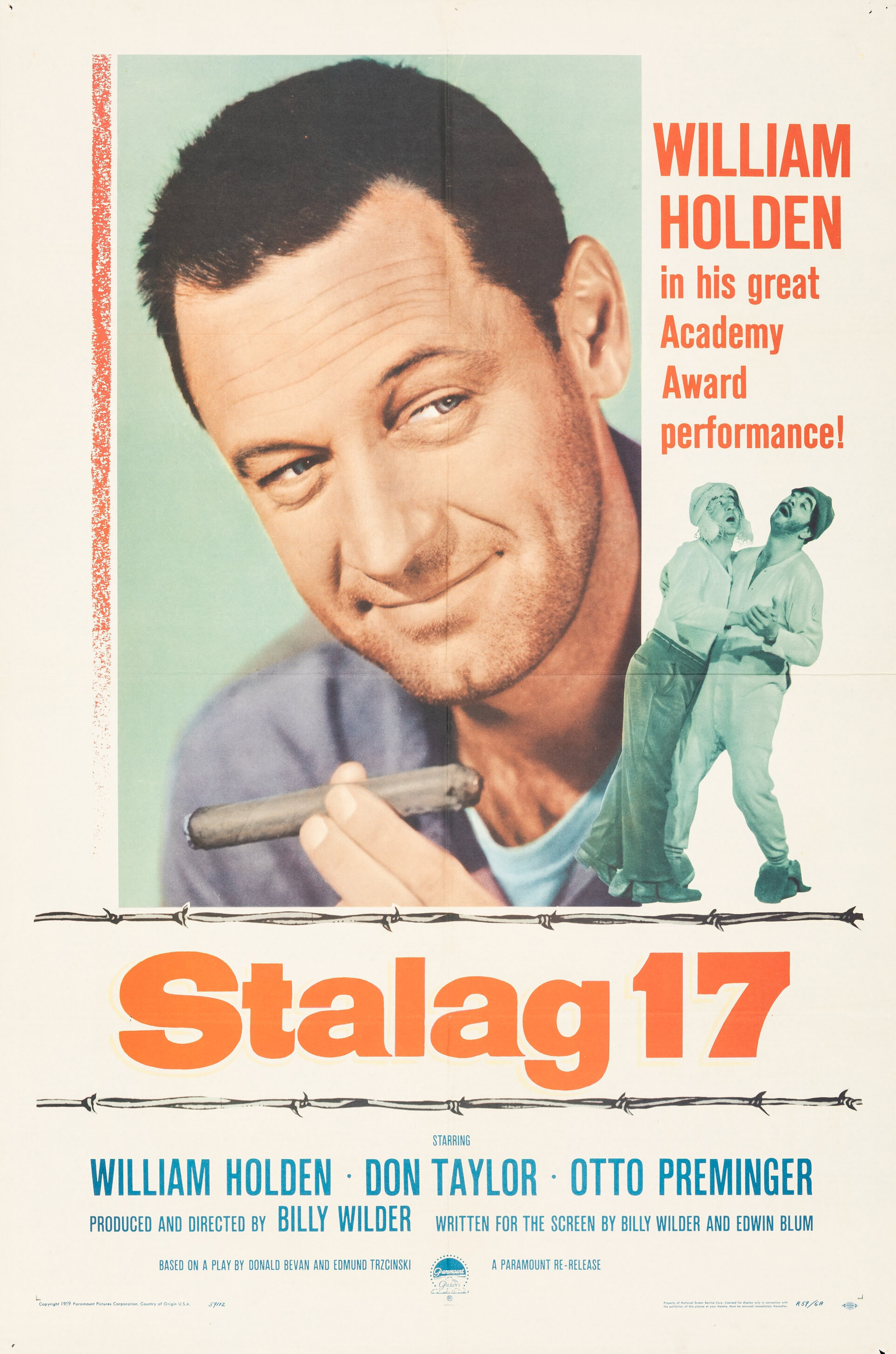 Imagem de referência relacionada a Stalag 17, item descrito como filme de 1953 dirigido por Billy Wilder