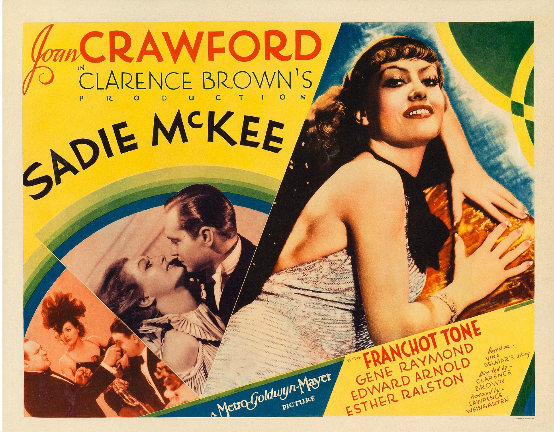 Imagem de referência relacionada a Sadie McKee, item descrito como filme de 1934 dirigido por Clarence Brown