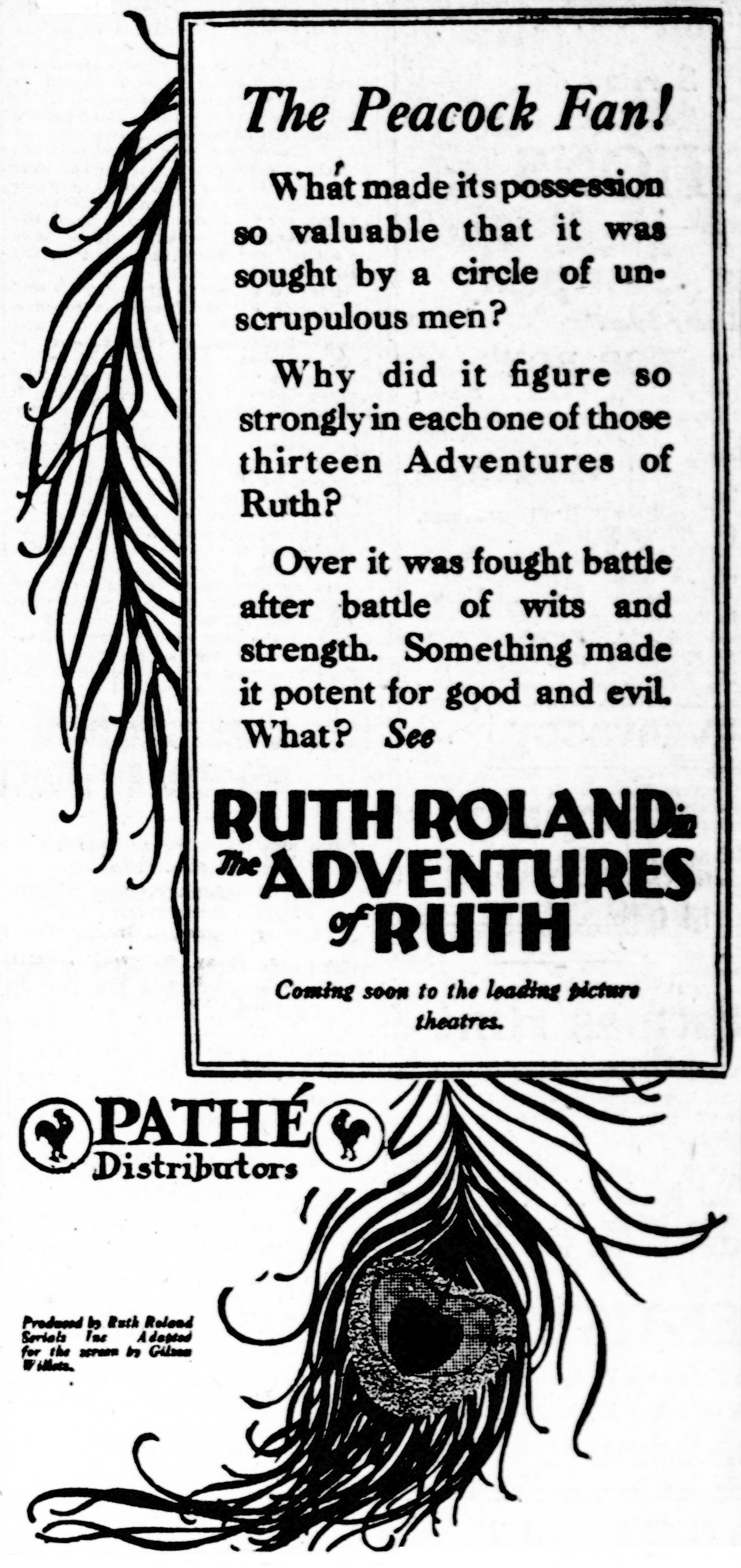 Imagem de referência de The Adventures of Ruth, descrito nos dados abertos como filme de 1919 dirigido por George Marshall