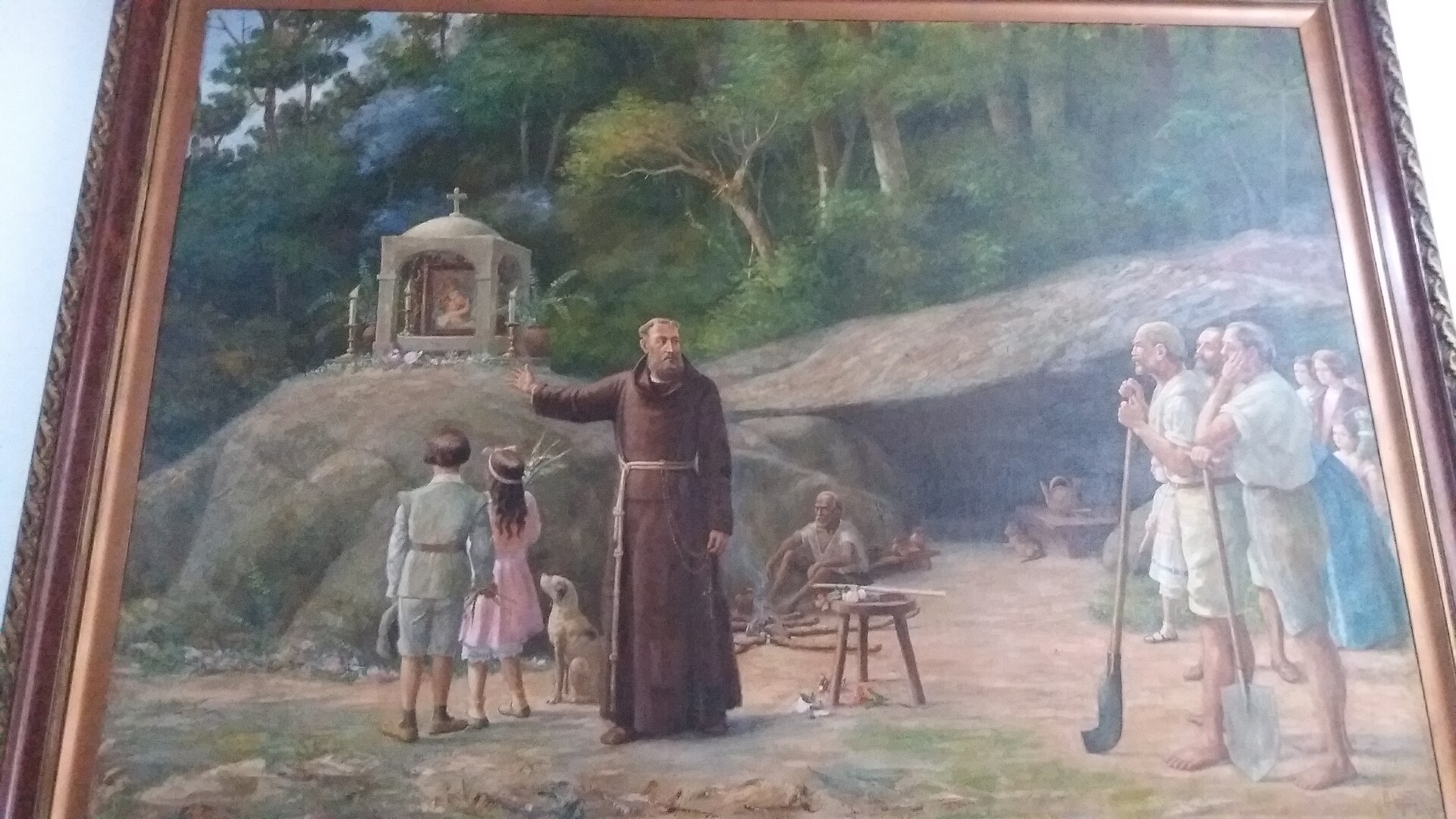 Imagem de referência de A gruta de Frei Palácios, descrito nos dados abertos como pintura de Benedito Calixto
