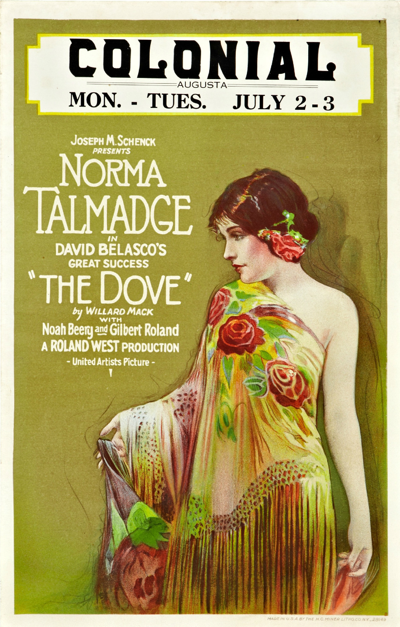 Imagem de referência de The Dove, descrito nos dados abertos como filme de 1927 dirigido por Roland West