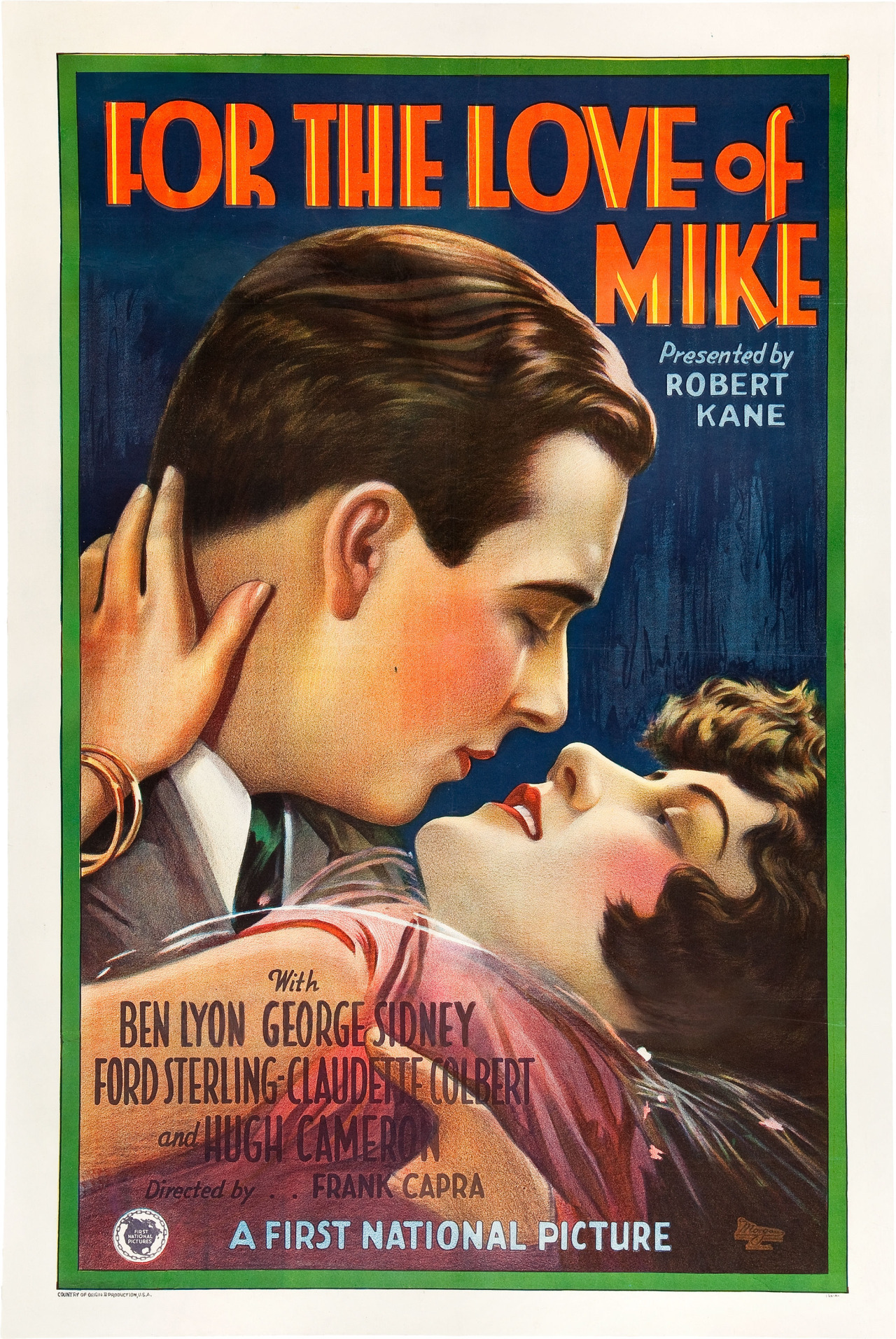 Imagem de referência relacionada a For the Love of Mike, item descrito como filme de 1927 dirigido por Frank Capra