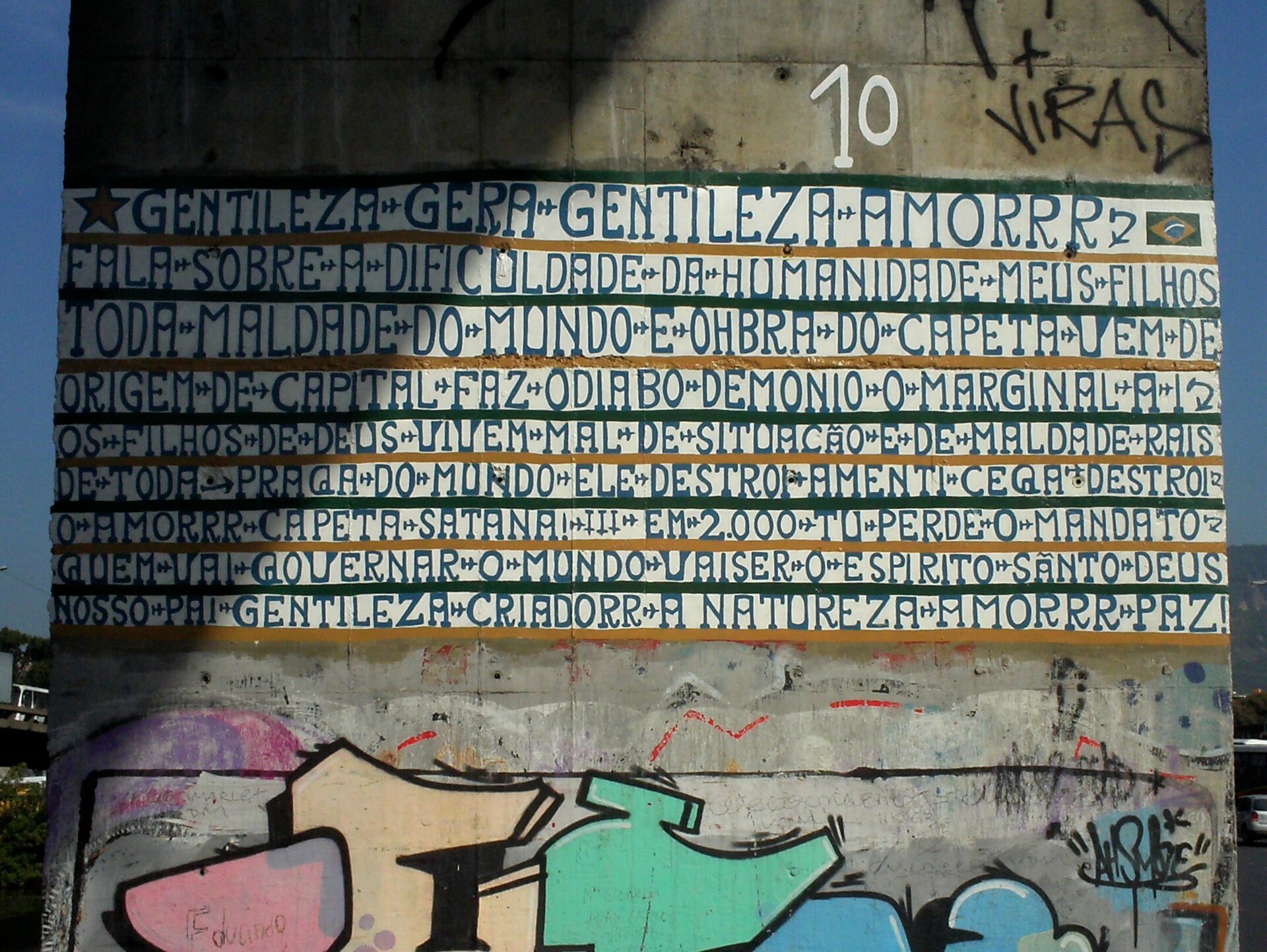 Imagem de referência de Painel Gentileza 10, descrito nos dados abertos como monumento na cidade do Rio de Janeiro