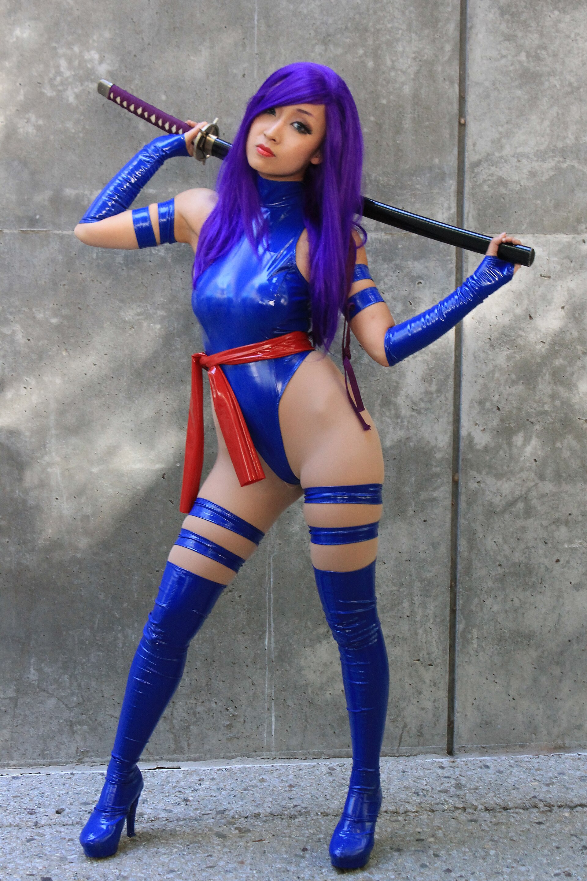 Imagem de referência de Psylocke, descrito nos dados abertos como personagem fictícia da Marvel Comics