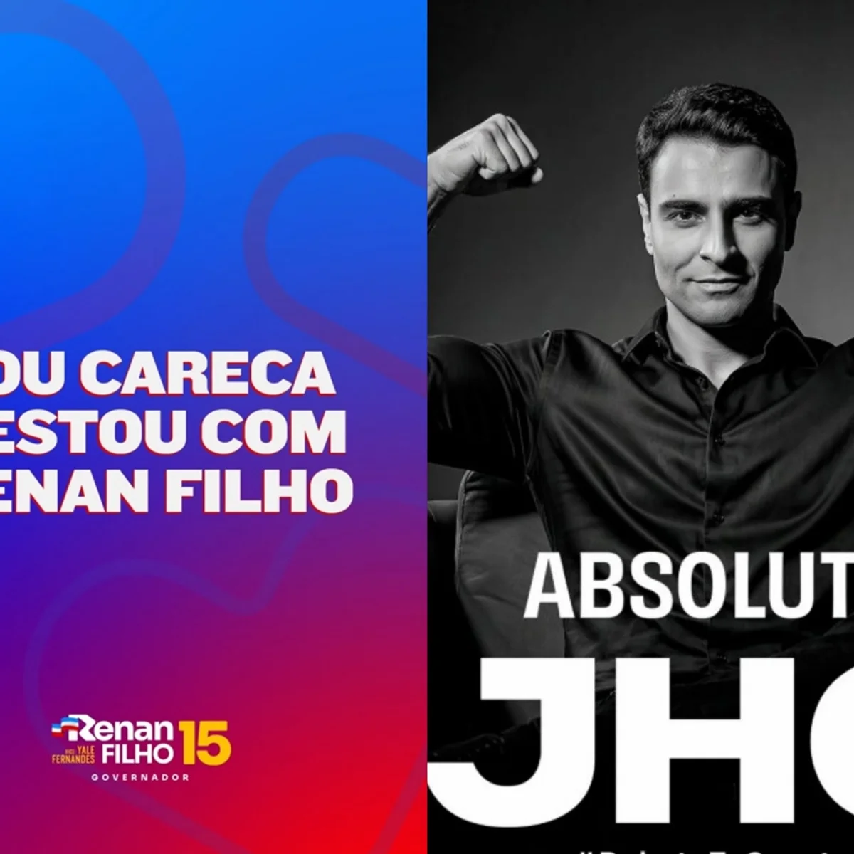 "Bíceps de IA" e "Careca": JHC e Renan miram imagem de olho nas redes em AL