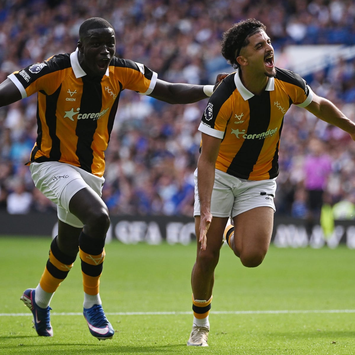 Hull surpreende o Chelsea com um duplo de Mohamed Belloumi antes que João Pedro salve um ponto