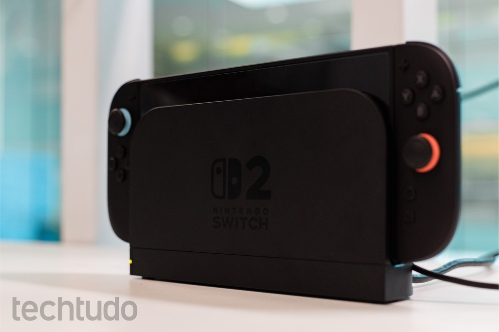 Nintendo Switch 2 está entre os consoles que podem chegar com boas promoções no 9.9. — Foto: Mariana Saguias/TechTudo