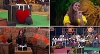 Prova de Fogo ao vivo rende Carelli fantasiado de Galinho e público especial no sofá