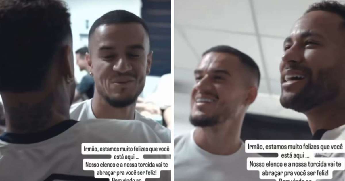 Neymar 'anuncia' Philippe Coutinho no Santos pelas redes sociais