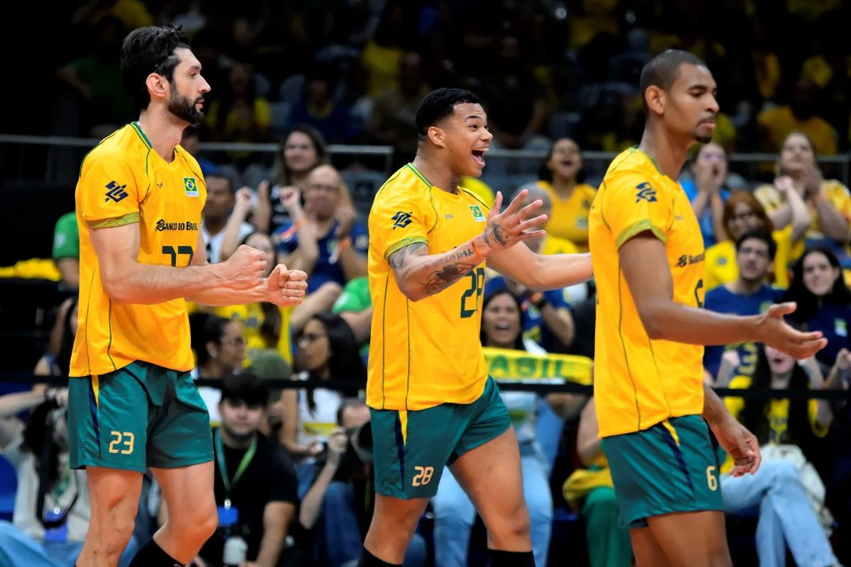Brasil vence Venezuela no Sul-Americano de vôlei e mantém invencibilidade