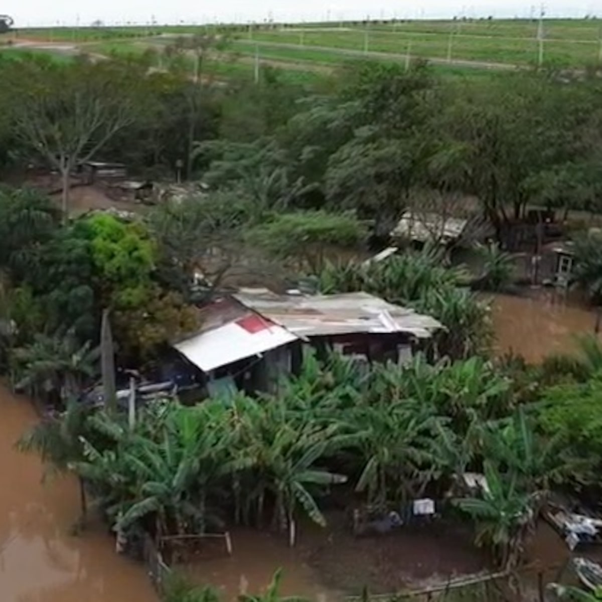 Temporal no interior de SP atinge mais de 100 casas e população é resgatada de bote