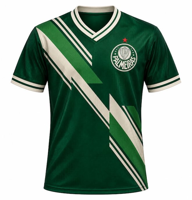 Anos 80: IA cria uniformes de clubes brasileiros na onda da trend