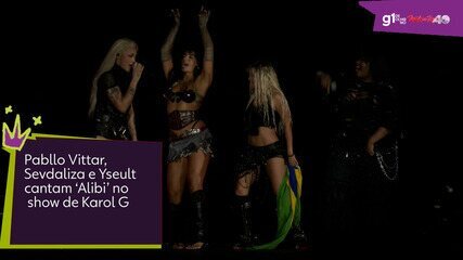 Pabllo Vittar, Sevdaliza e Yseult cantam 'Alibi' no show de Karol G