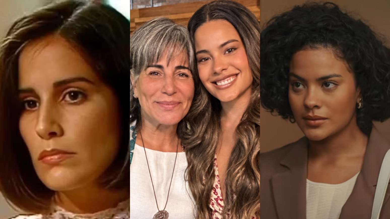Gloria Pires e Bella Campos, que viveram Maria de F&aacute;tima em Vale Tudo (Reprodu&ccedil;&atilde;o/TV Globo/Instagram)