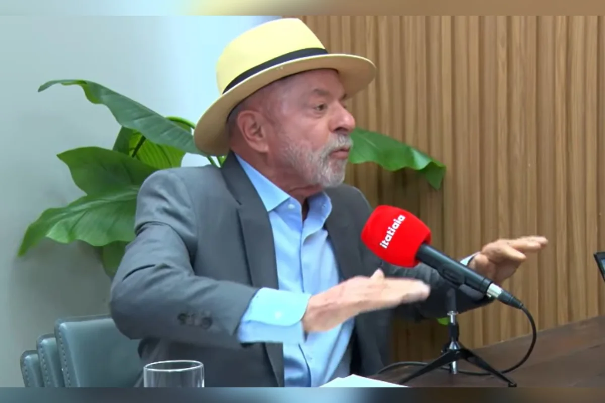 Lula dá entrevista a Itatiaia