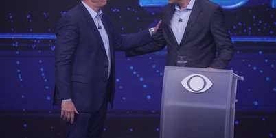 Tarcísio e Haddad tiveram um confronto direto no debate promovido pela TV Bandeirantes no início de agosto. Foto: Felipe Rau/Estadão / Estadão