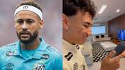 Joia do Santos recebe liga&ccedil;&atilde;o de Neymar e parab&eacute;ns de Gabigol ap&oacute;s convoca&ccedil;&atilde;o &agrave; Sele&ccedil;&atilde;o