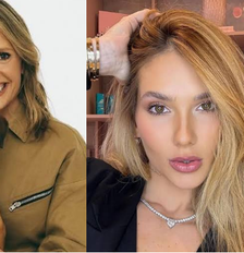 Montagem com fotos de Luisa Mell e Virginia Foto: Reprodução/Instagram