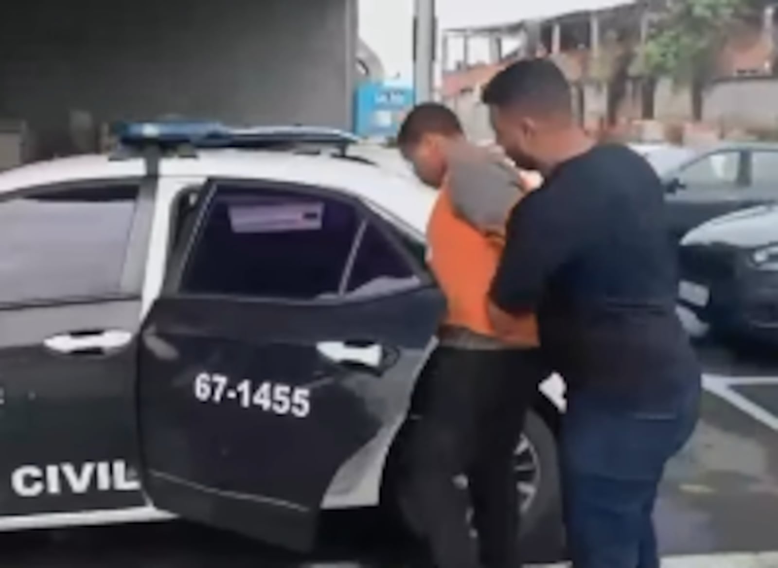 Agentes da DRFC-BF cumpriram mandado de prisão contra ladrão de cargas Reprodução/Polícia Civil